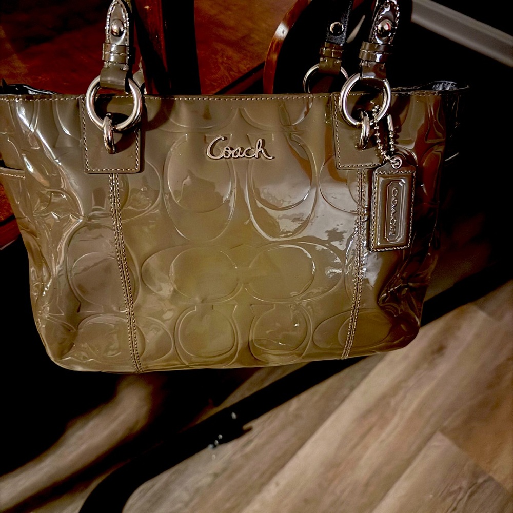 Coach Patent Leather Handbag